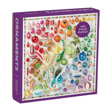 Rainbow Ornaments 500 Piece Jigsaw Puzzle