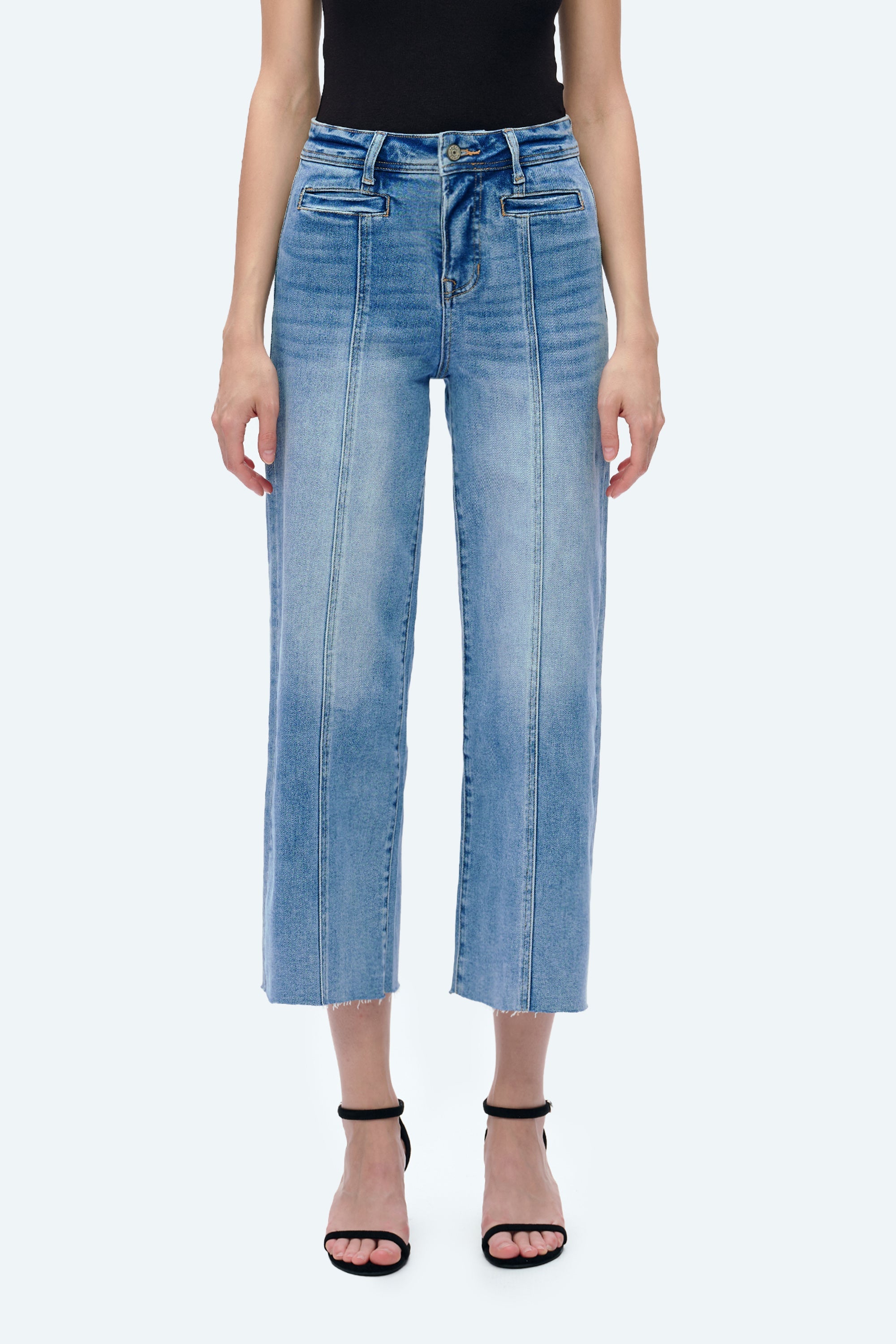 High Rise Wide Leg