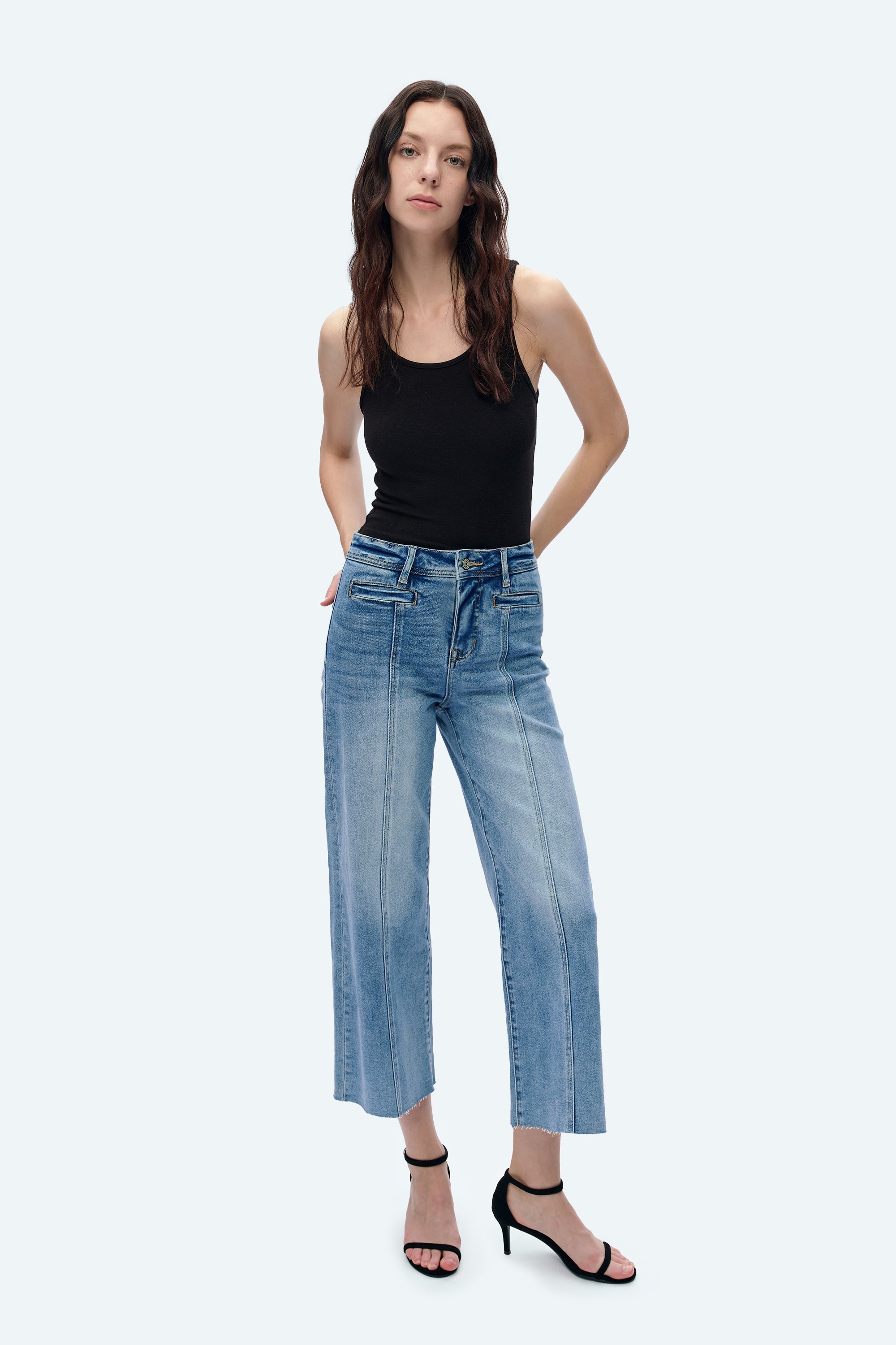 High Rise Wide Leg