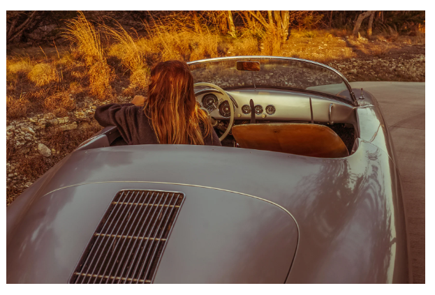 Twin Fin Porsche - Original Art