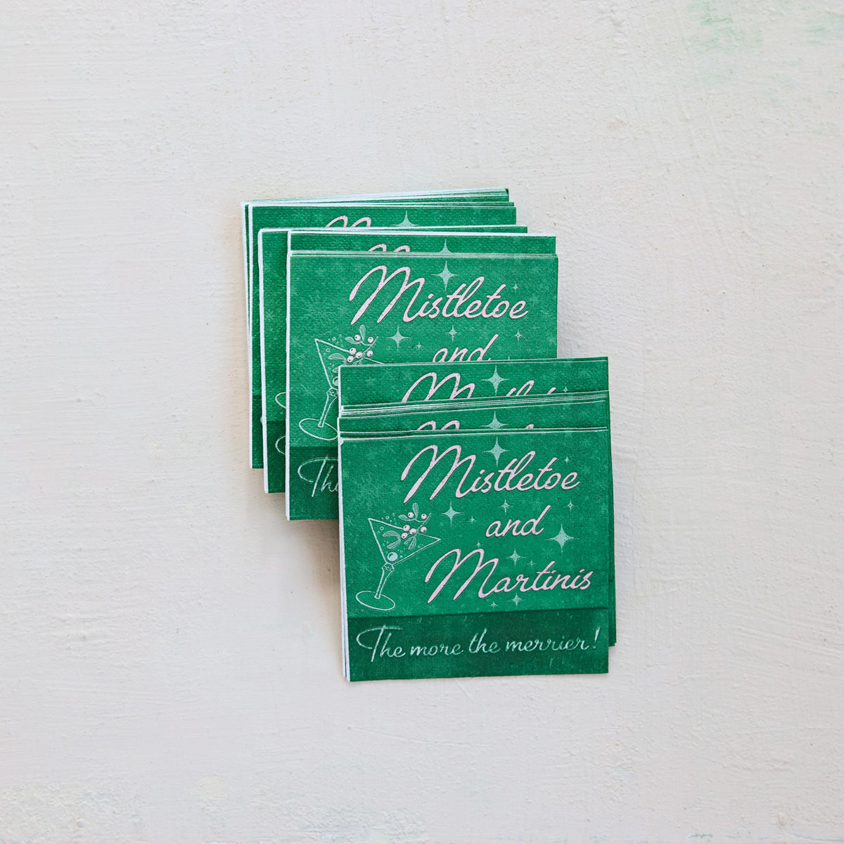 50ct Holiday Paper Cocktail Napkin