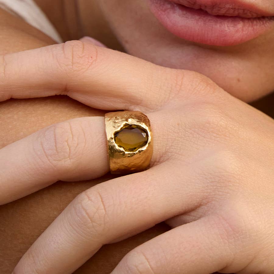 Carmen Dark Green Ring