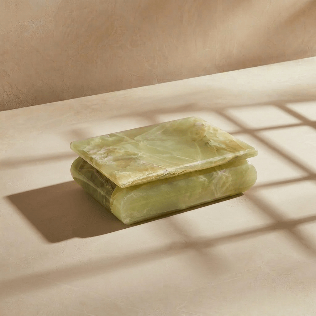 Green Onyx Jewelry Box
