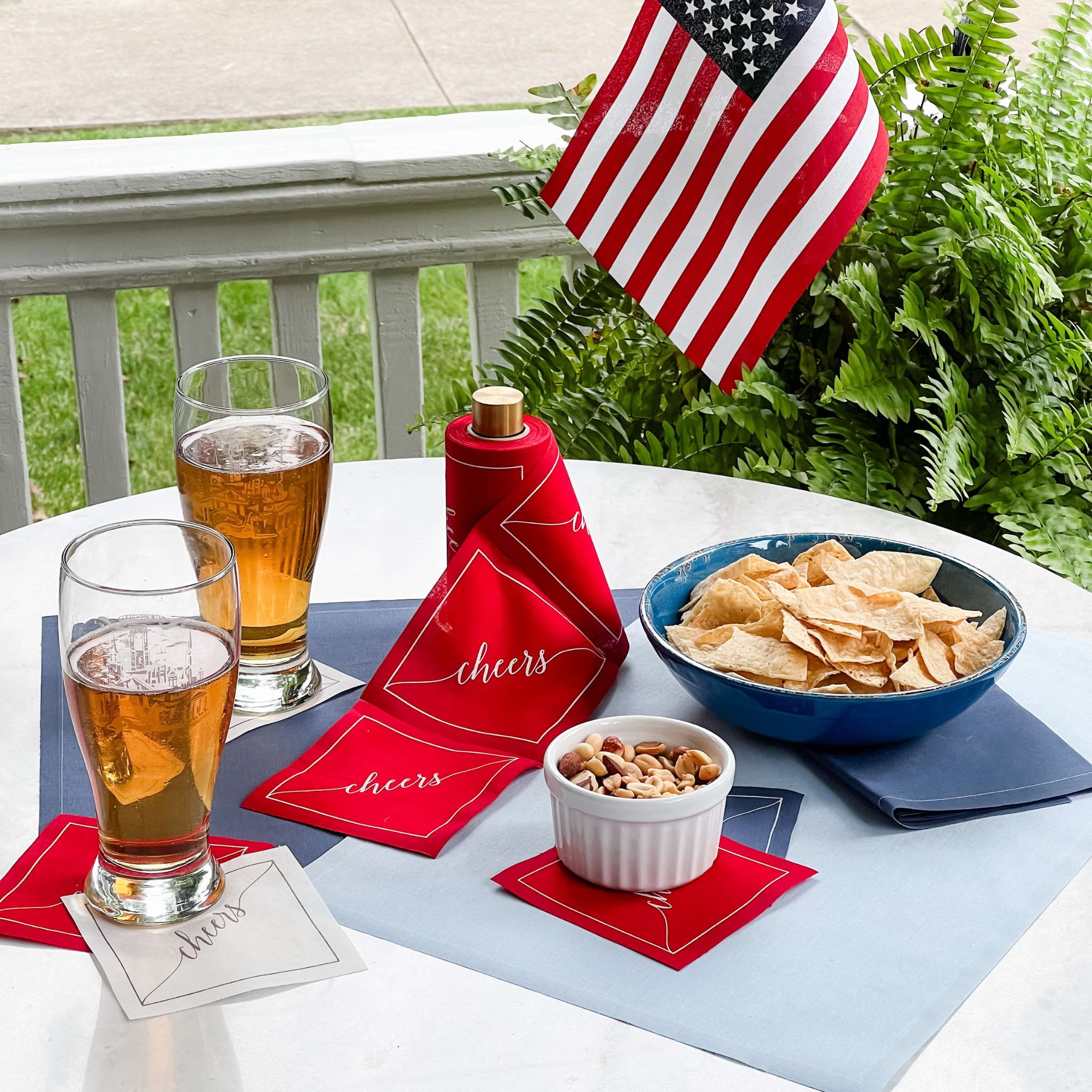 Cocktail Napkins | Red Carpet Disposable Cotton