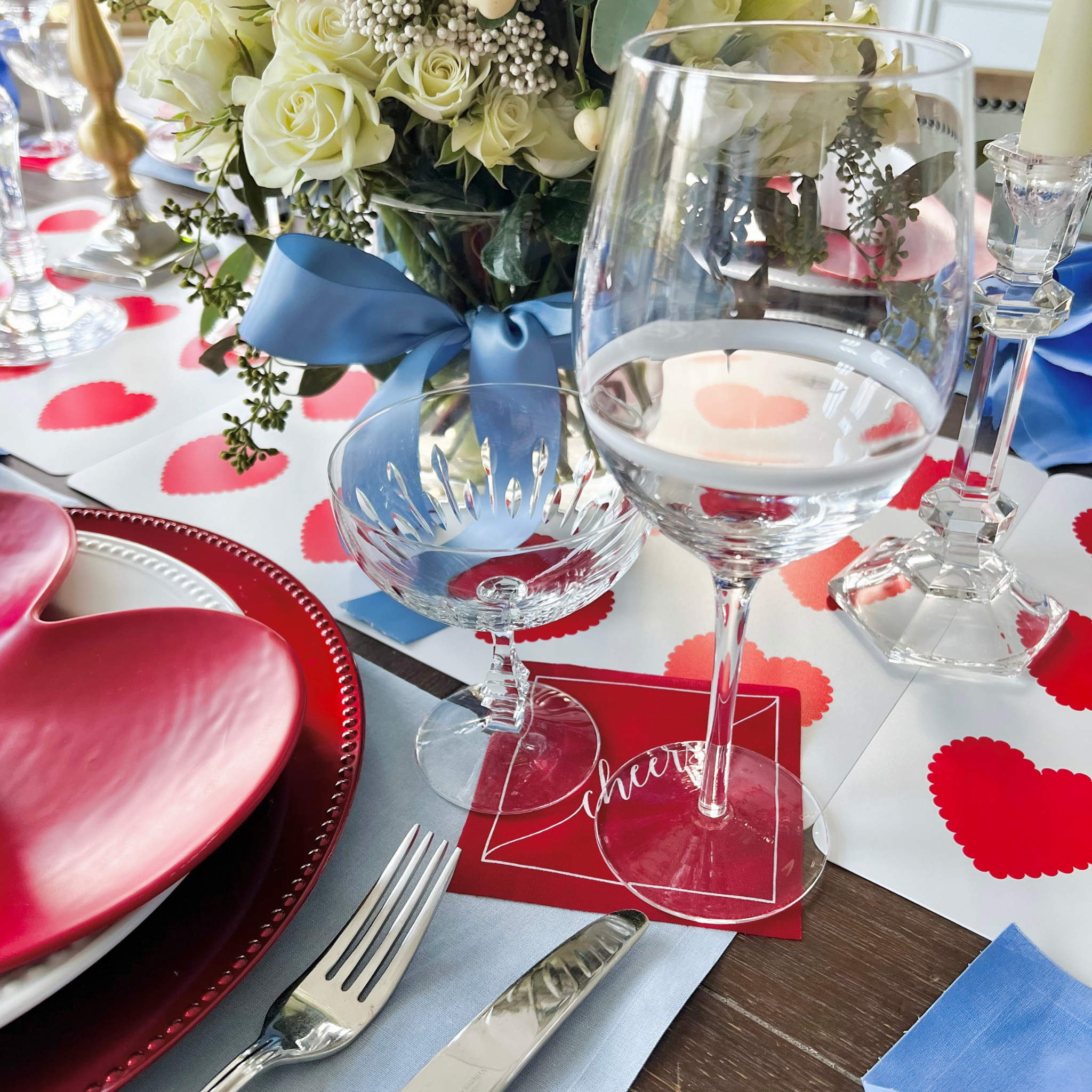 Cocktail Napkins | Red Carpet Disposable Cotton