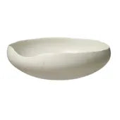 White Organic Edge Bowl