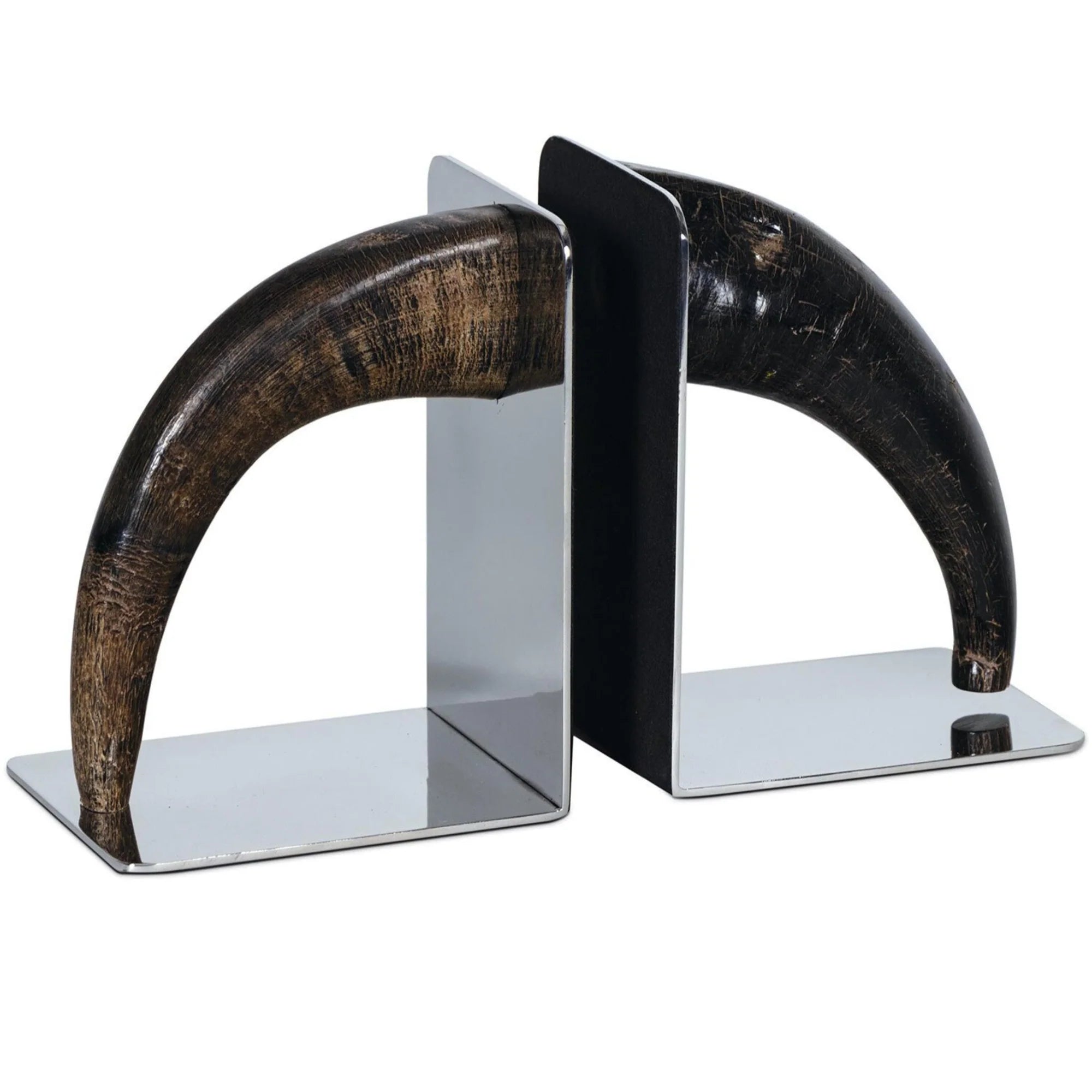 Horn Bookend Set