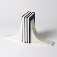 Slope Marble Bookends
