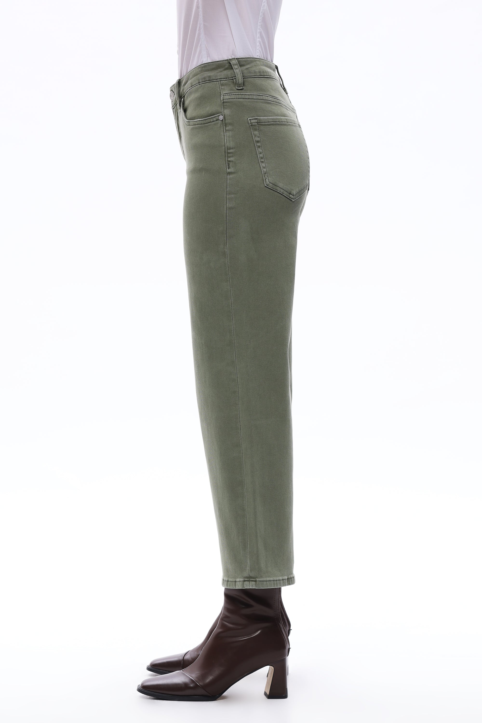 Bella Mid Rise Straight Jeans