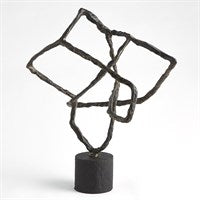 Bronze Tangled Sculpture