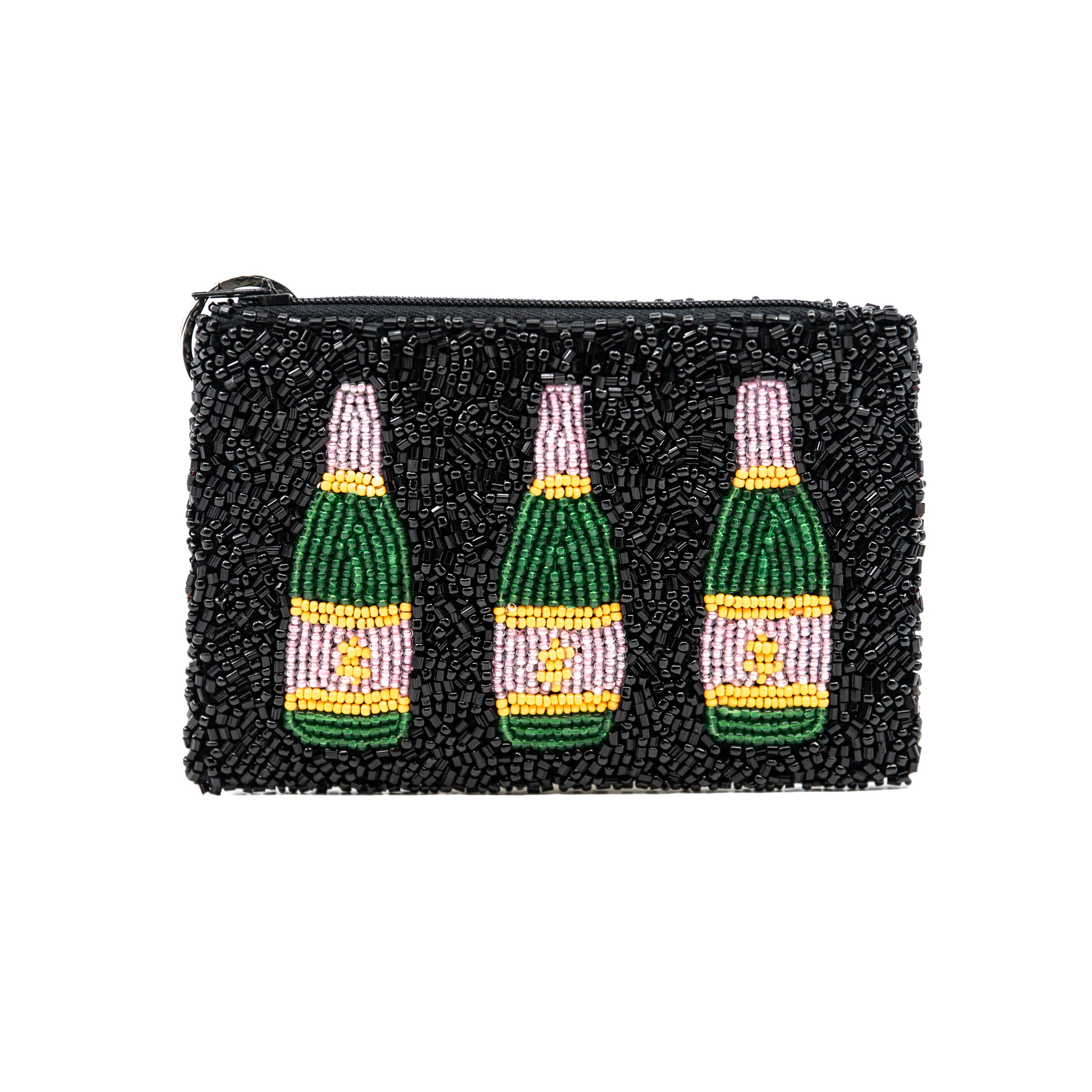 Champagne Bottles Coin Purse