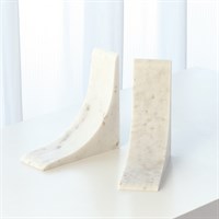 Slope Marble Bookends