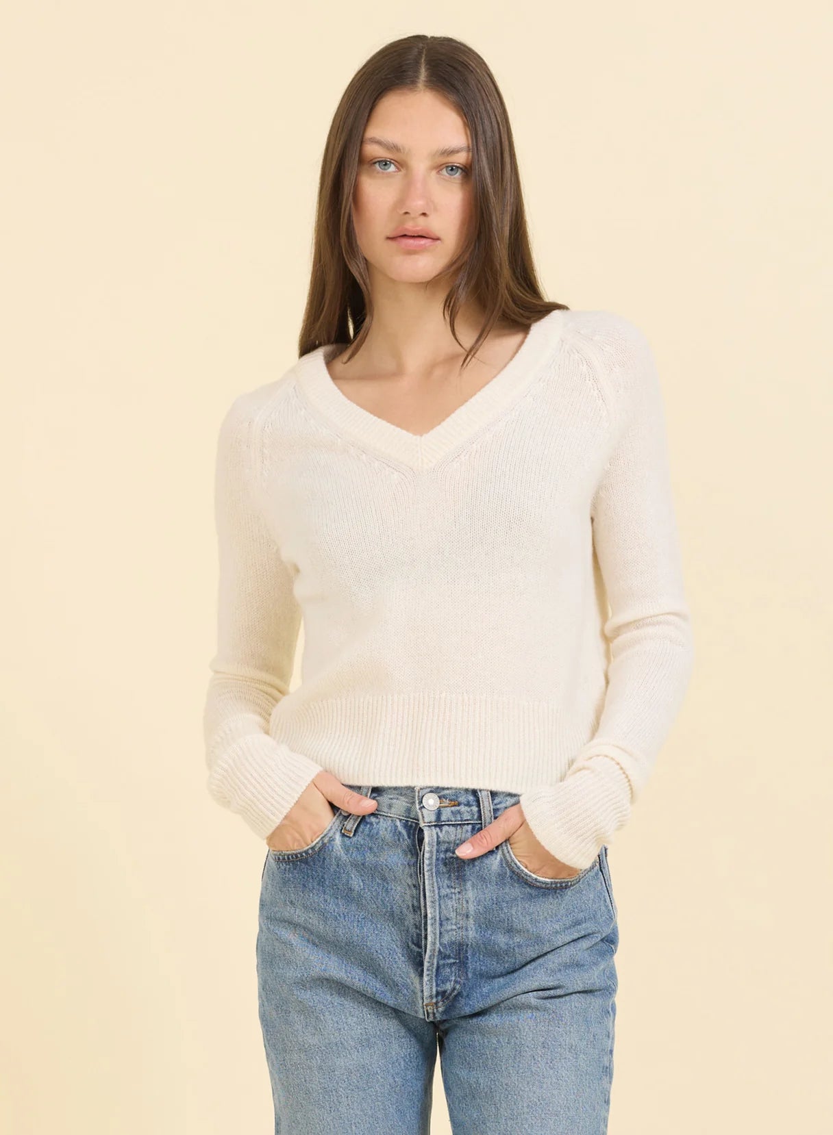 Blakely Cashmere V-Neck