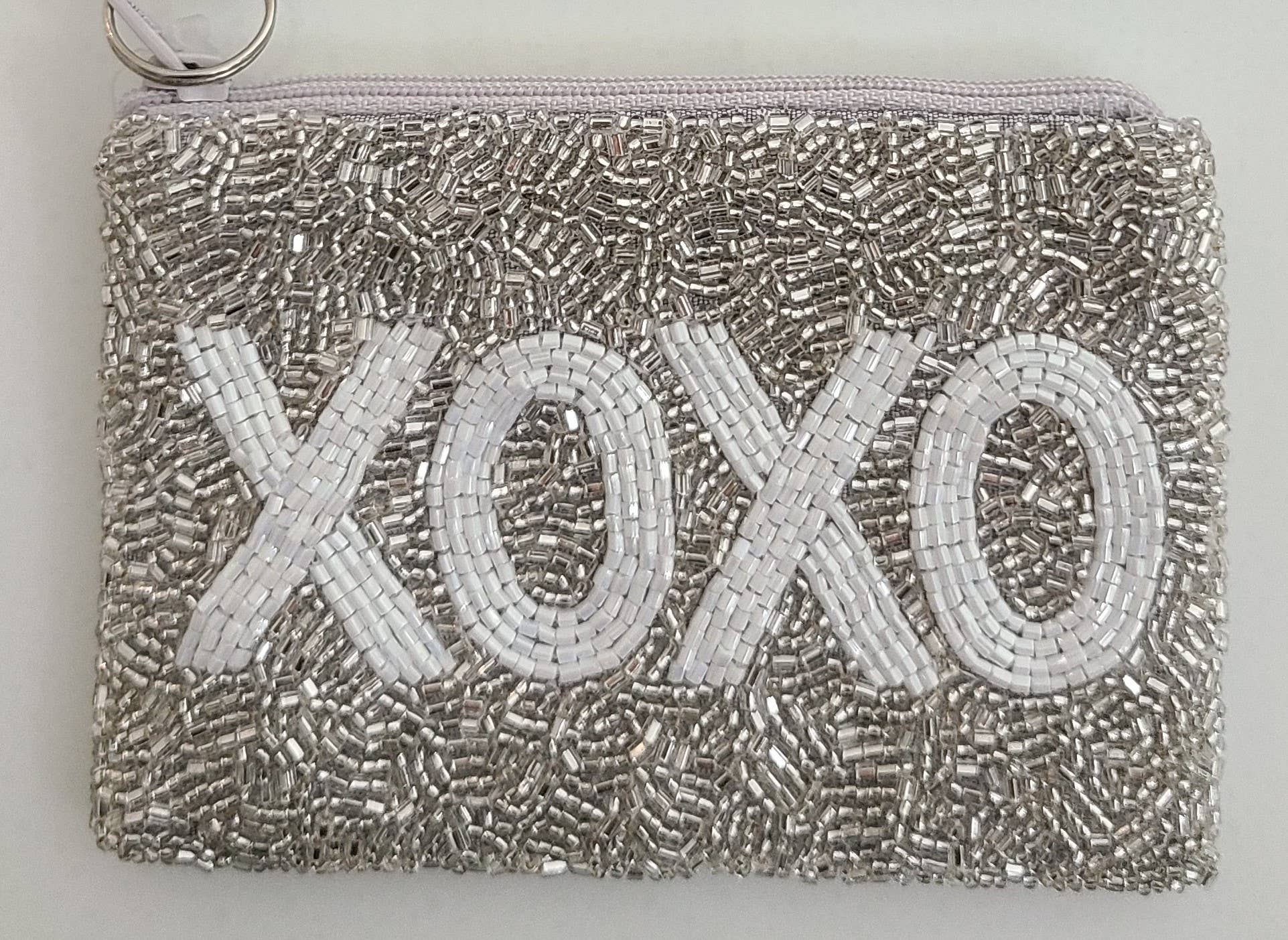 White XOXO Coin Purse