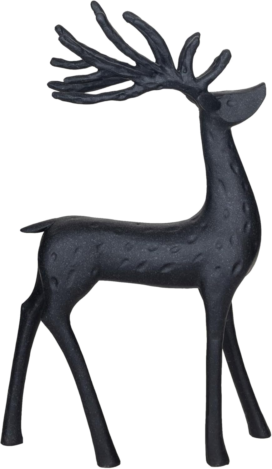 Black Resin Reindeer Decor
