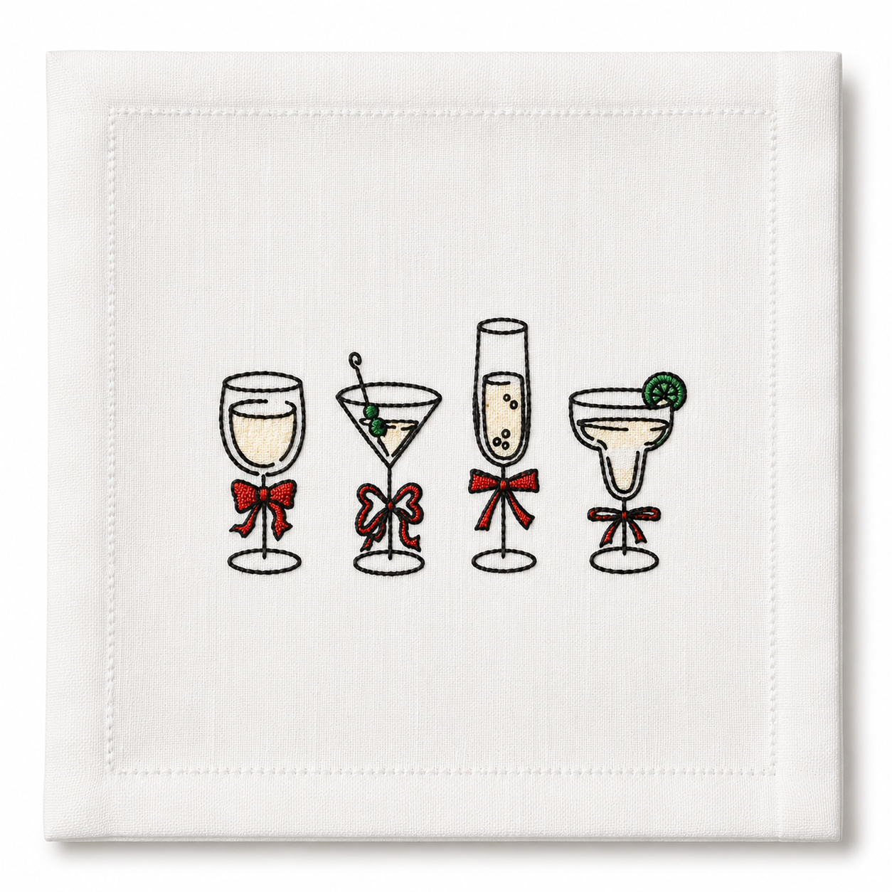 Cocktail Napkins | Sip in Style Disposable Cotton