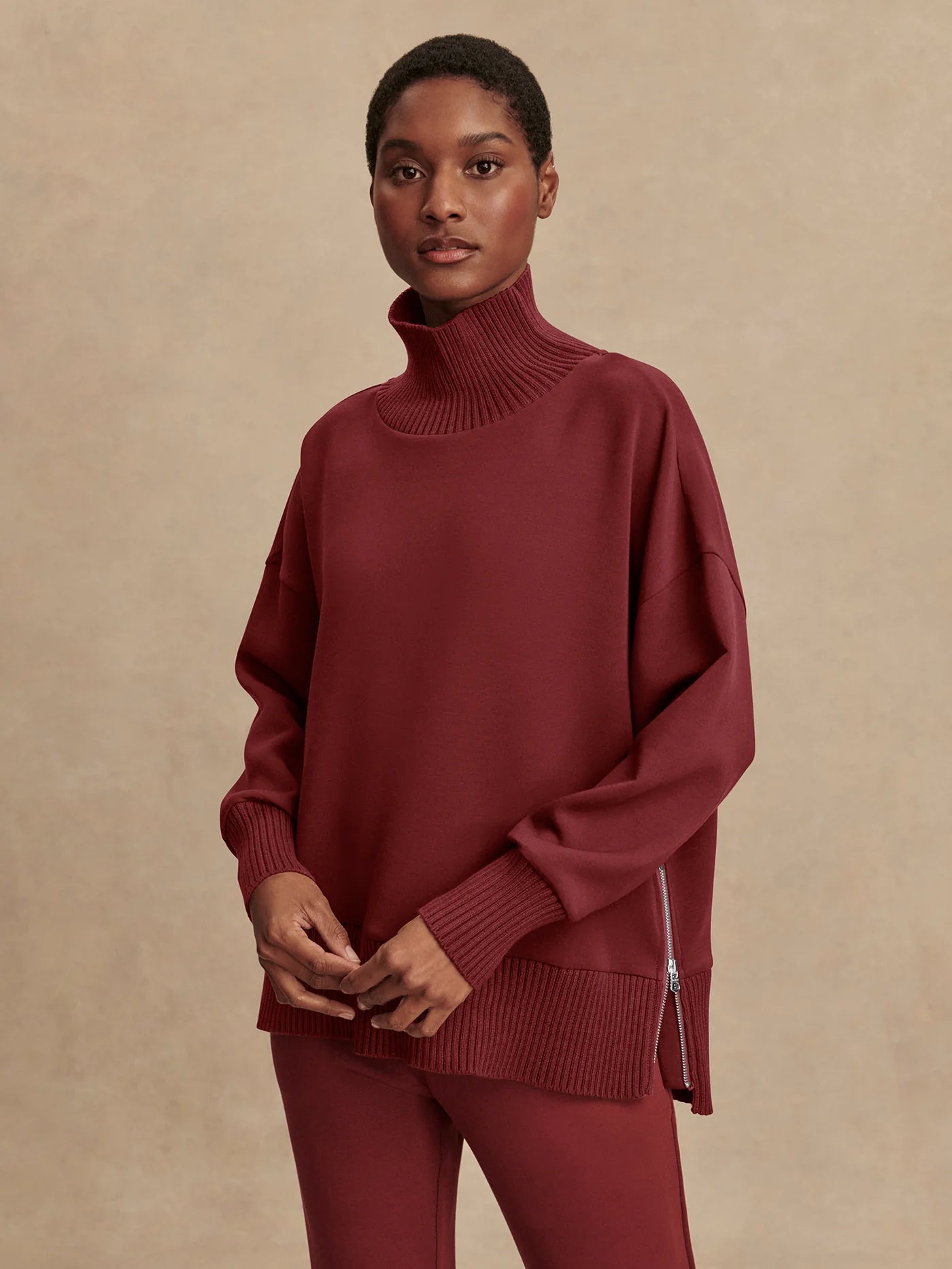 Barker High-Neck Sweat