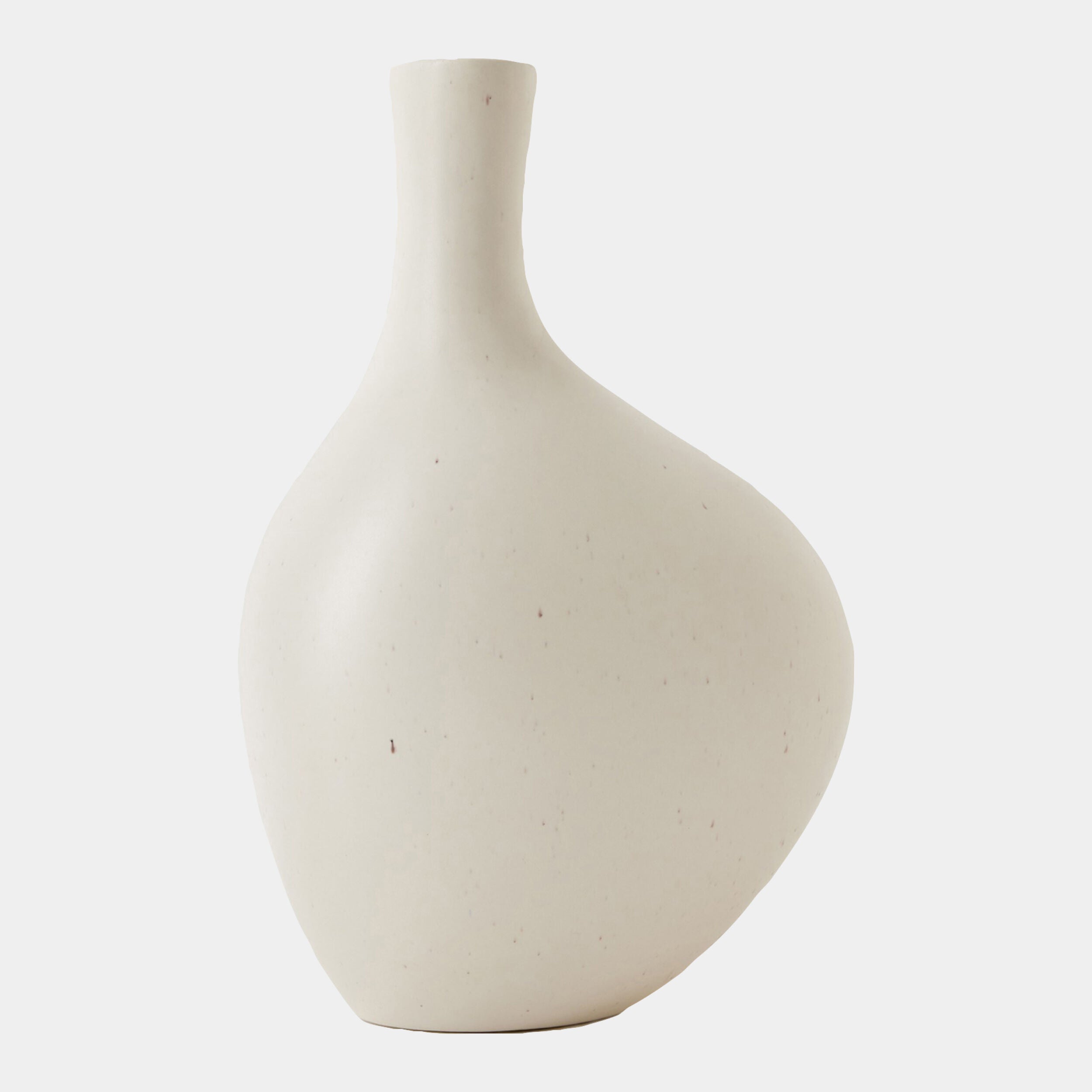 Ivory Organic Curve Vase