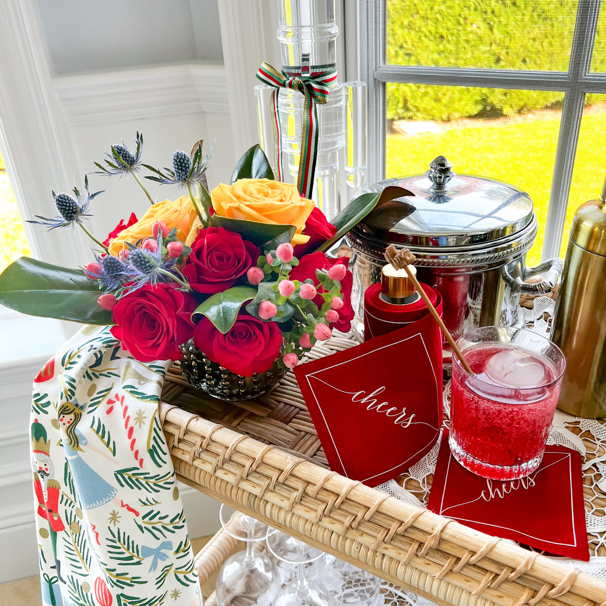 Cocktail Napkins | Red Carpet Disposable Cotton