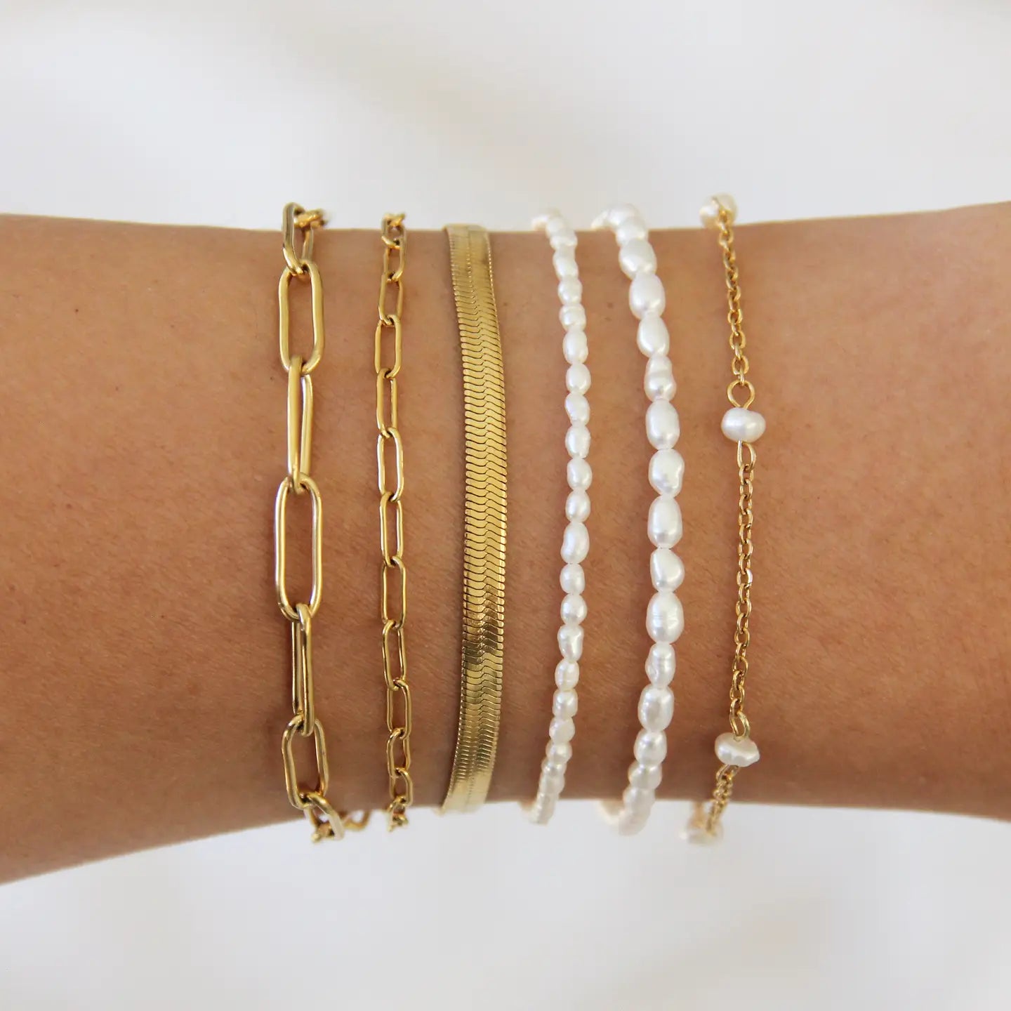 Large Paperclip Chain Bracelet