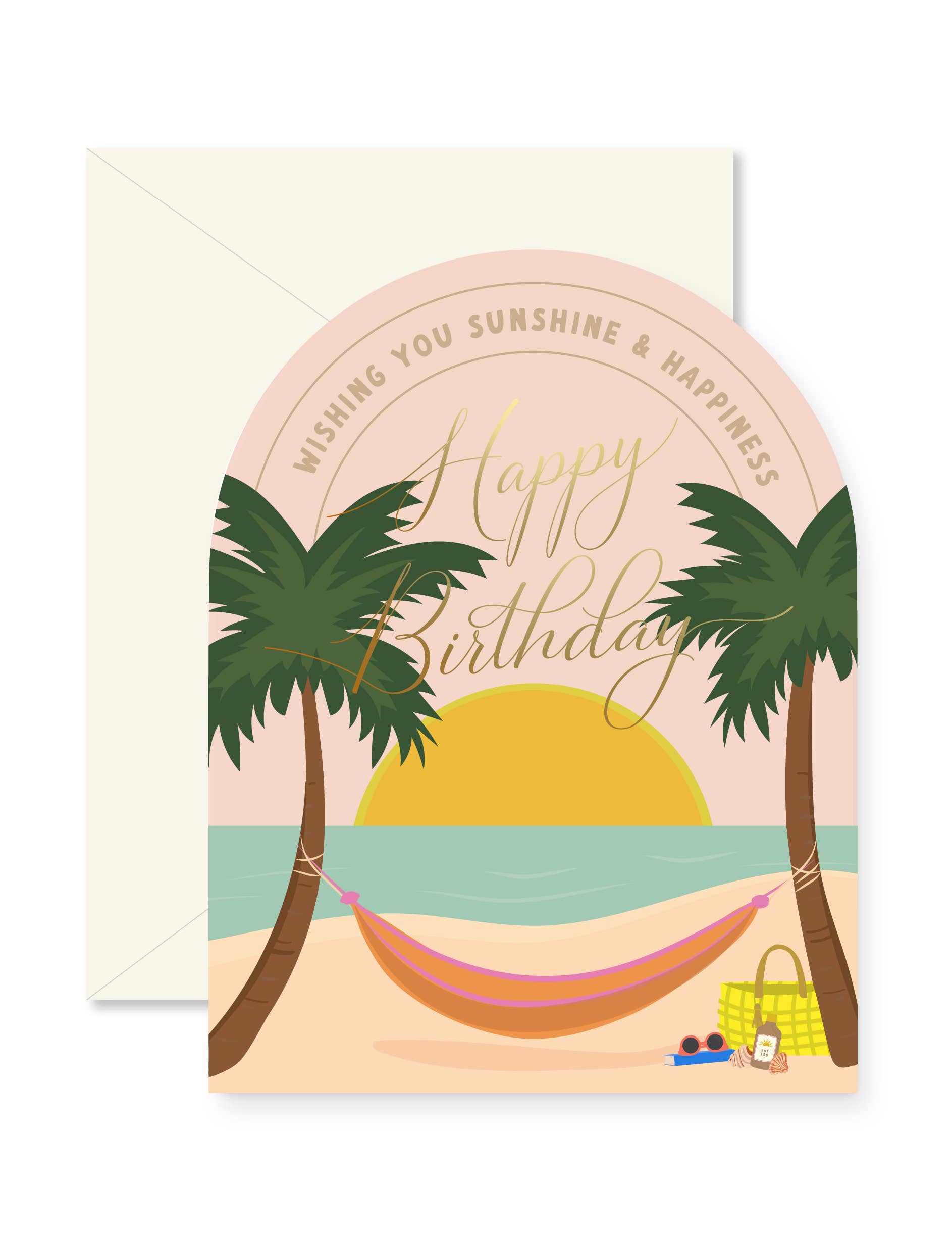 Birthday Hammock Arch Greeting Card