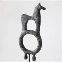 Cast Iron Zama Sculpture