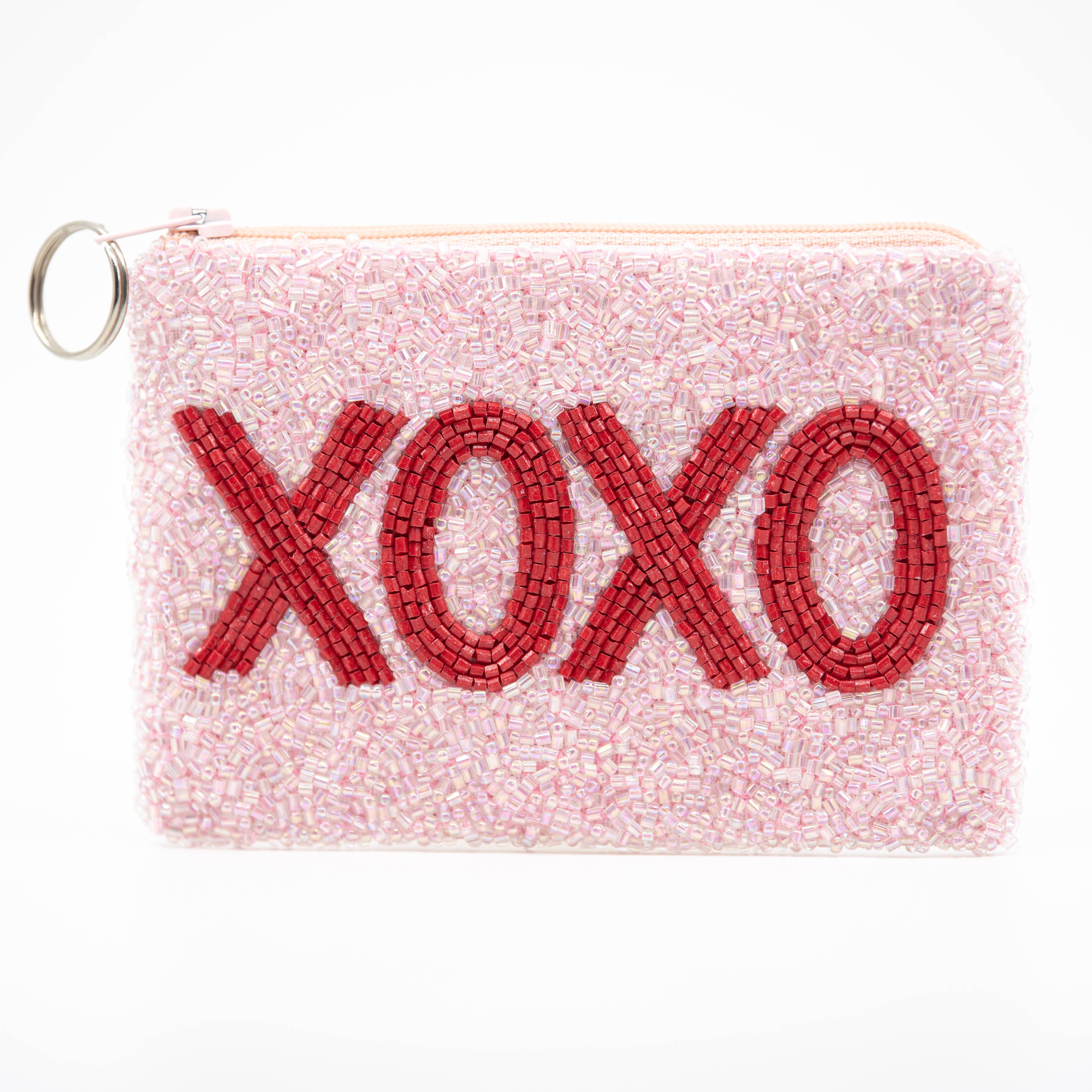 White XOXO Coin Purse