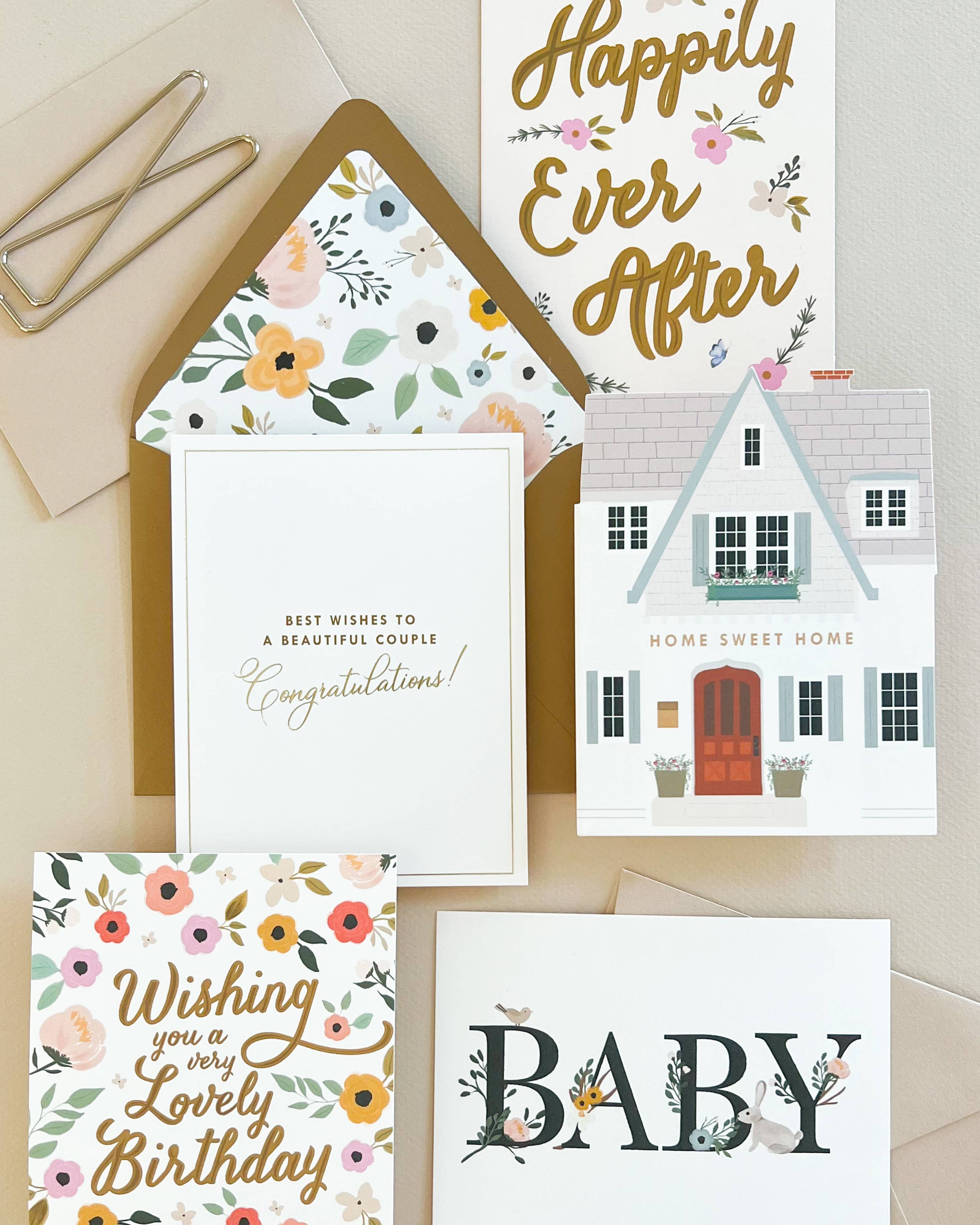 Home Sweet Home Shutters folded Greeting Card