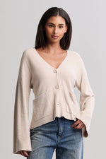 CozyChic Lite Wide Sleeve Button Front Cardigan