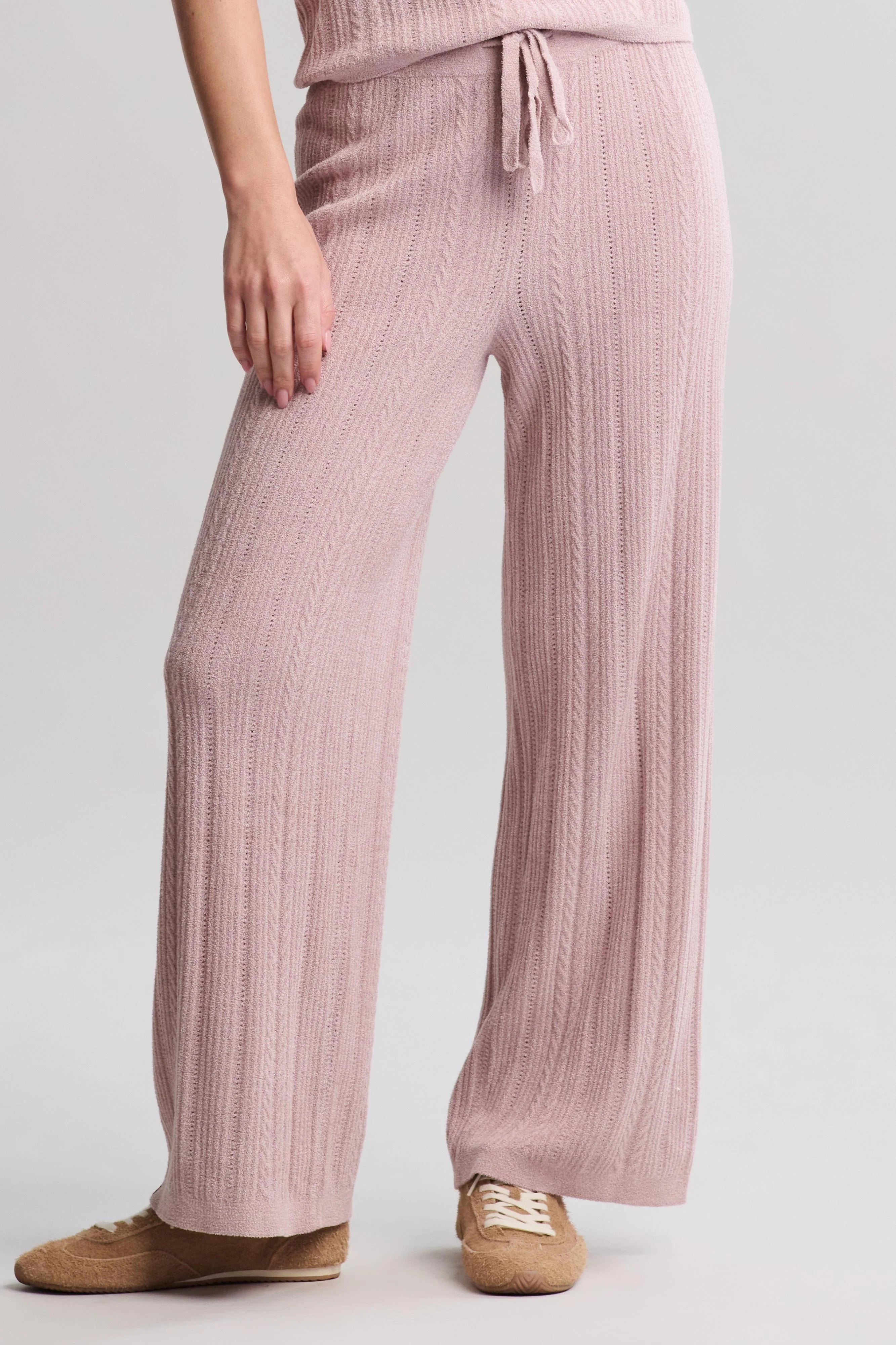 CozyChic Ultra Lite® Cable Knit Ankle Pant