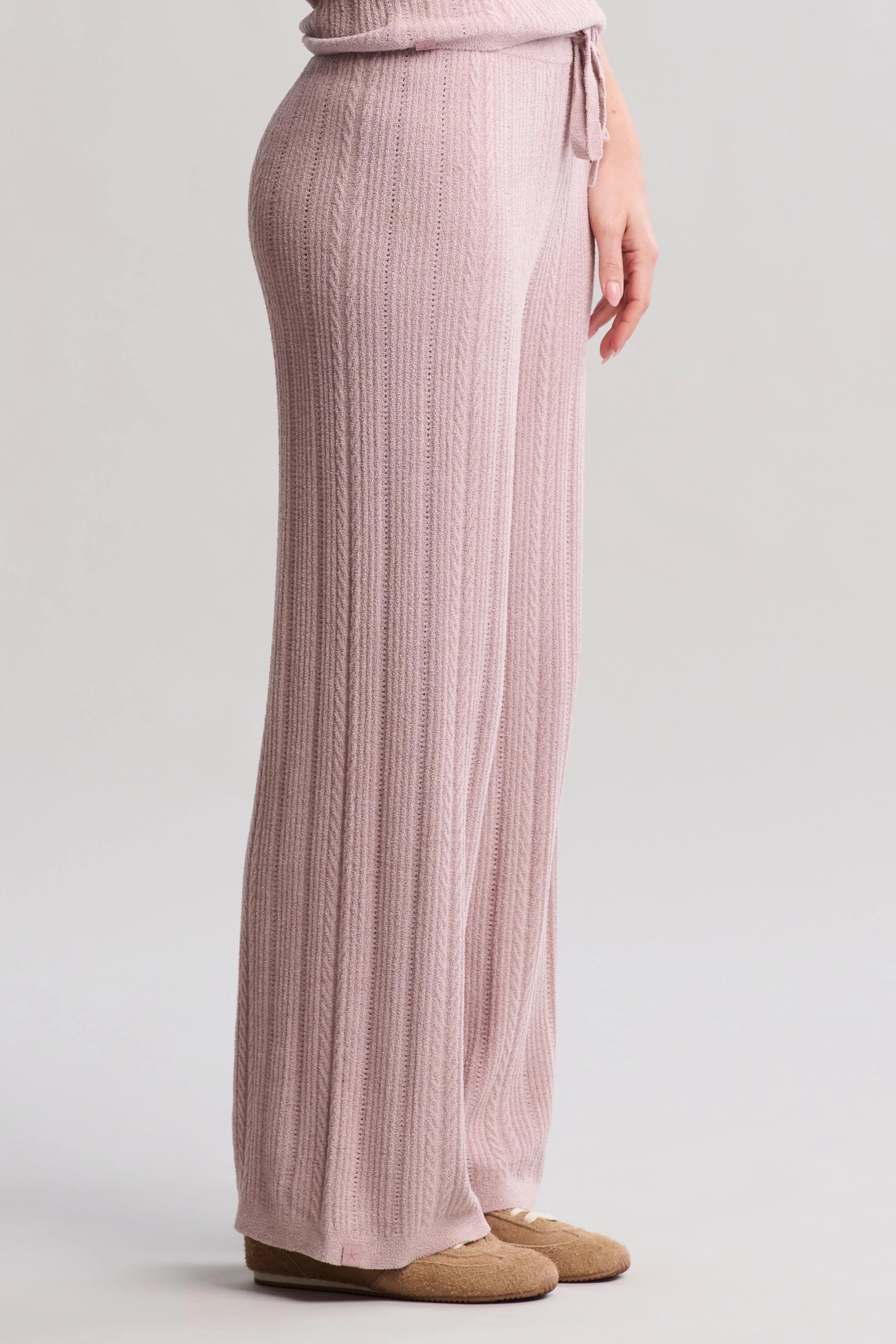 CozyChic Ultra Lite® Cable Knit Ankle Pant