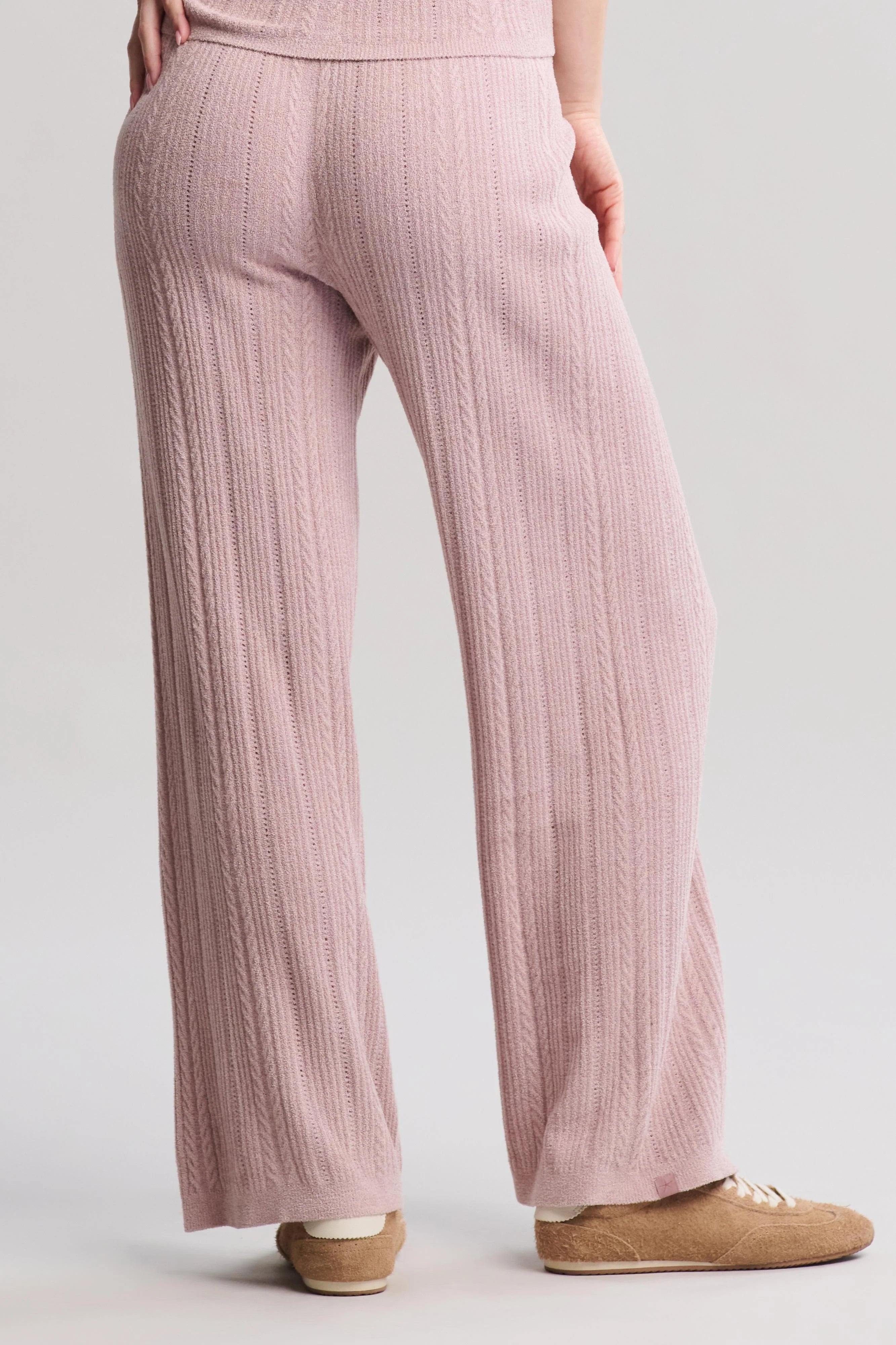 CozyChic Ultra Lite® Cable Knit Ankle Pant