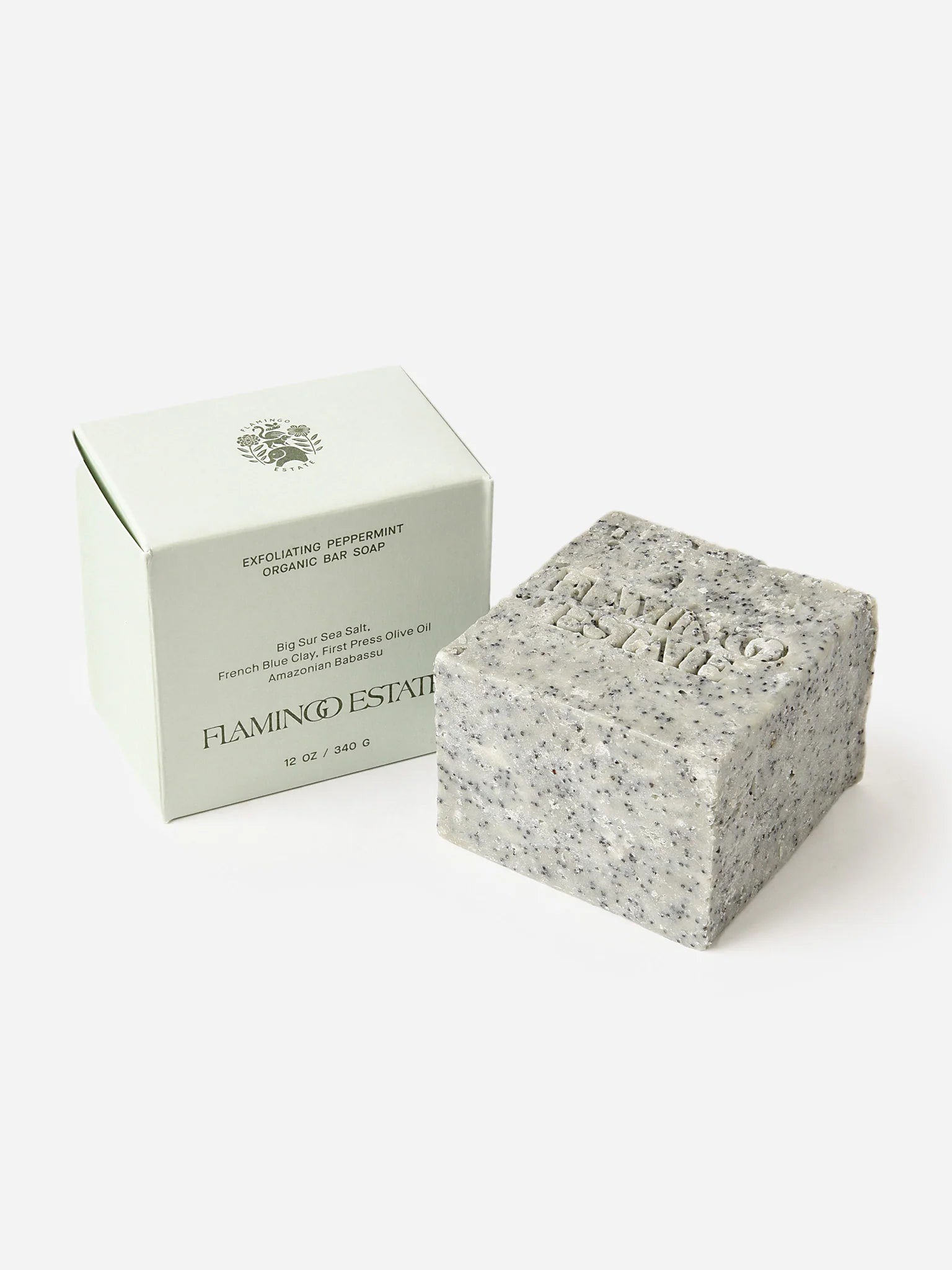 Exfoliating Peppermint Soap Brick