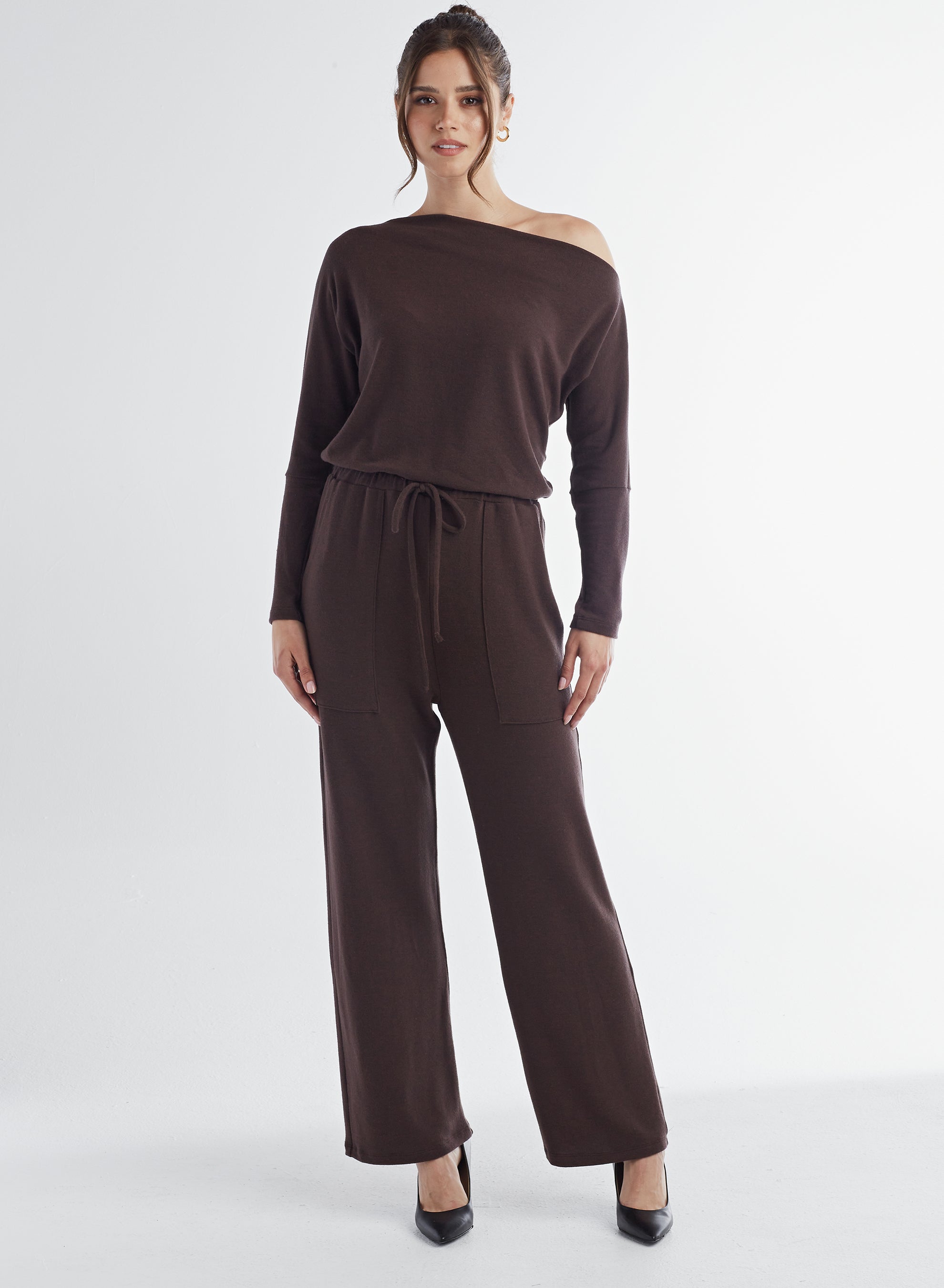 Boat Neck Jumpsuit