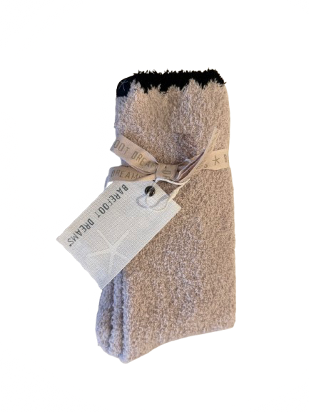 CozyChic Blanket Stitch Socks