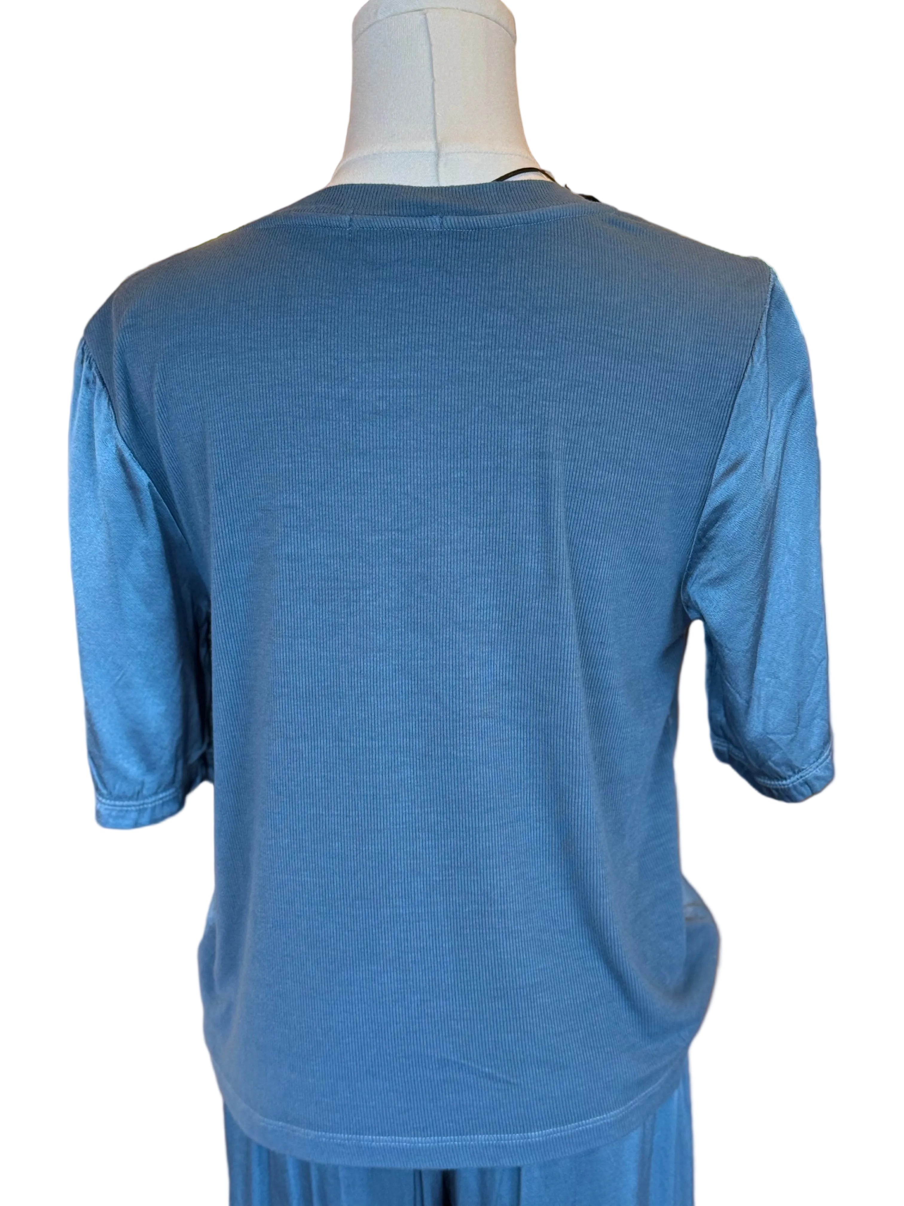 Nights In The City Rib Back Silky Tee