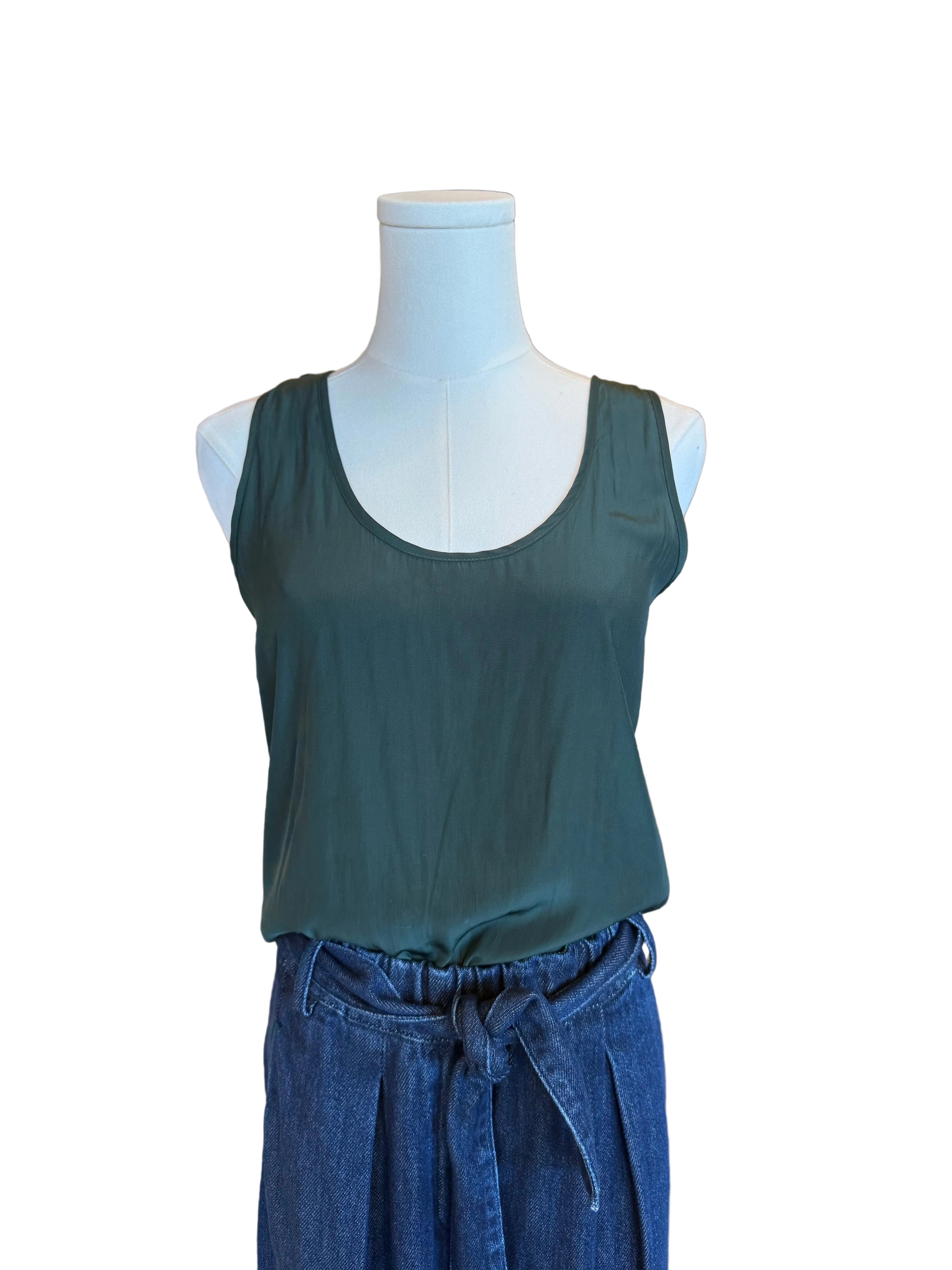 Vintage Satin Tank Top