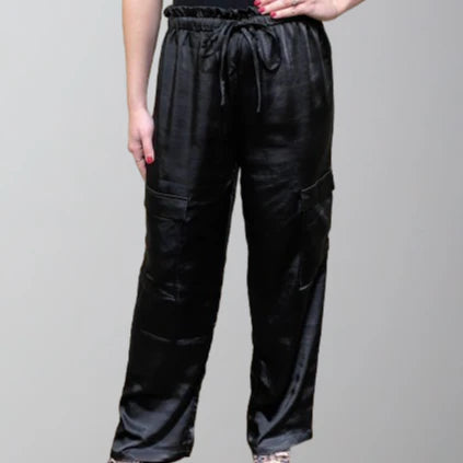 Miranda Cargo Satin Pants