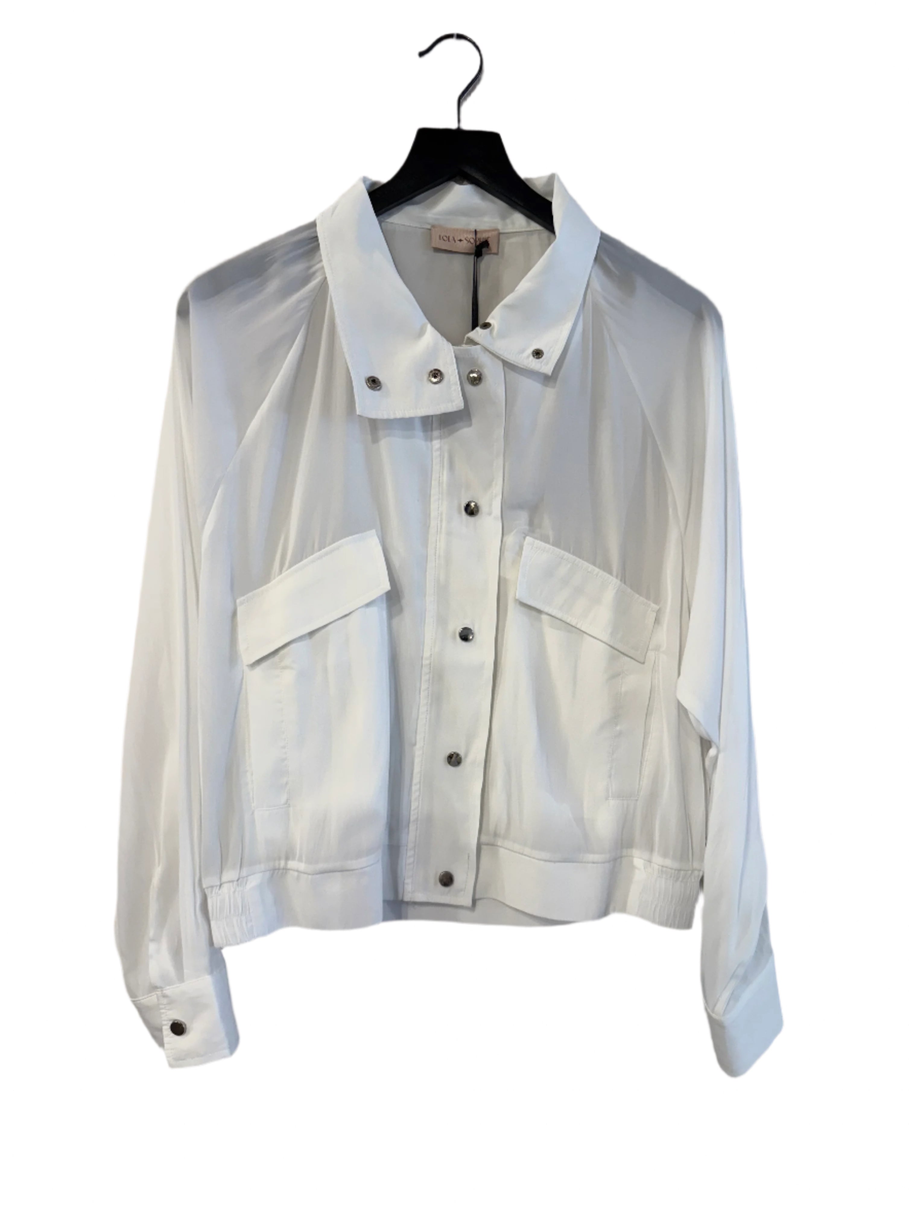 D Satin Utility Bomber