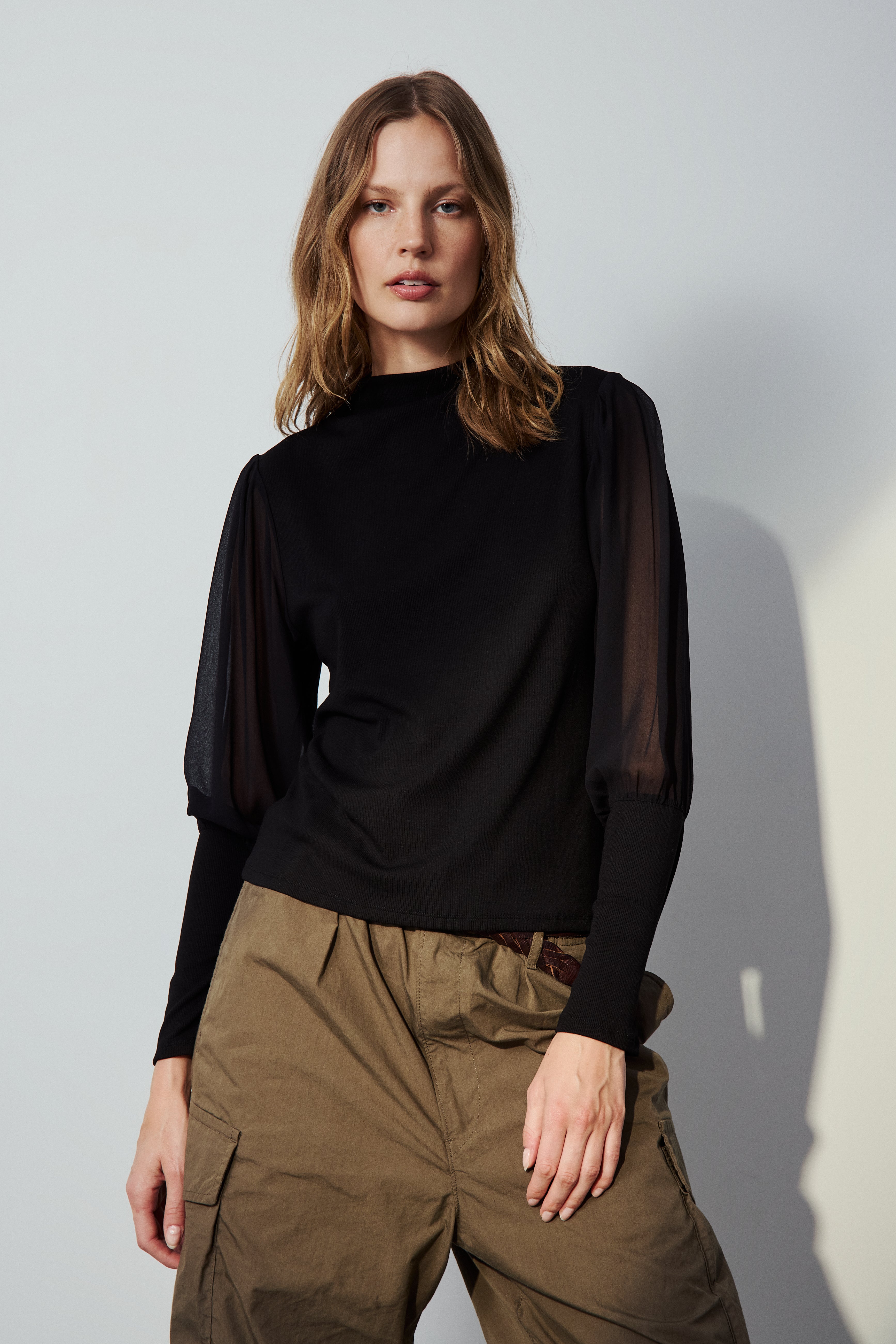 Melody Sheer Long Sleeve