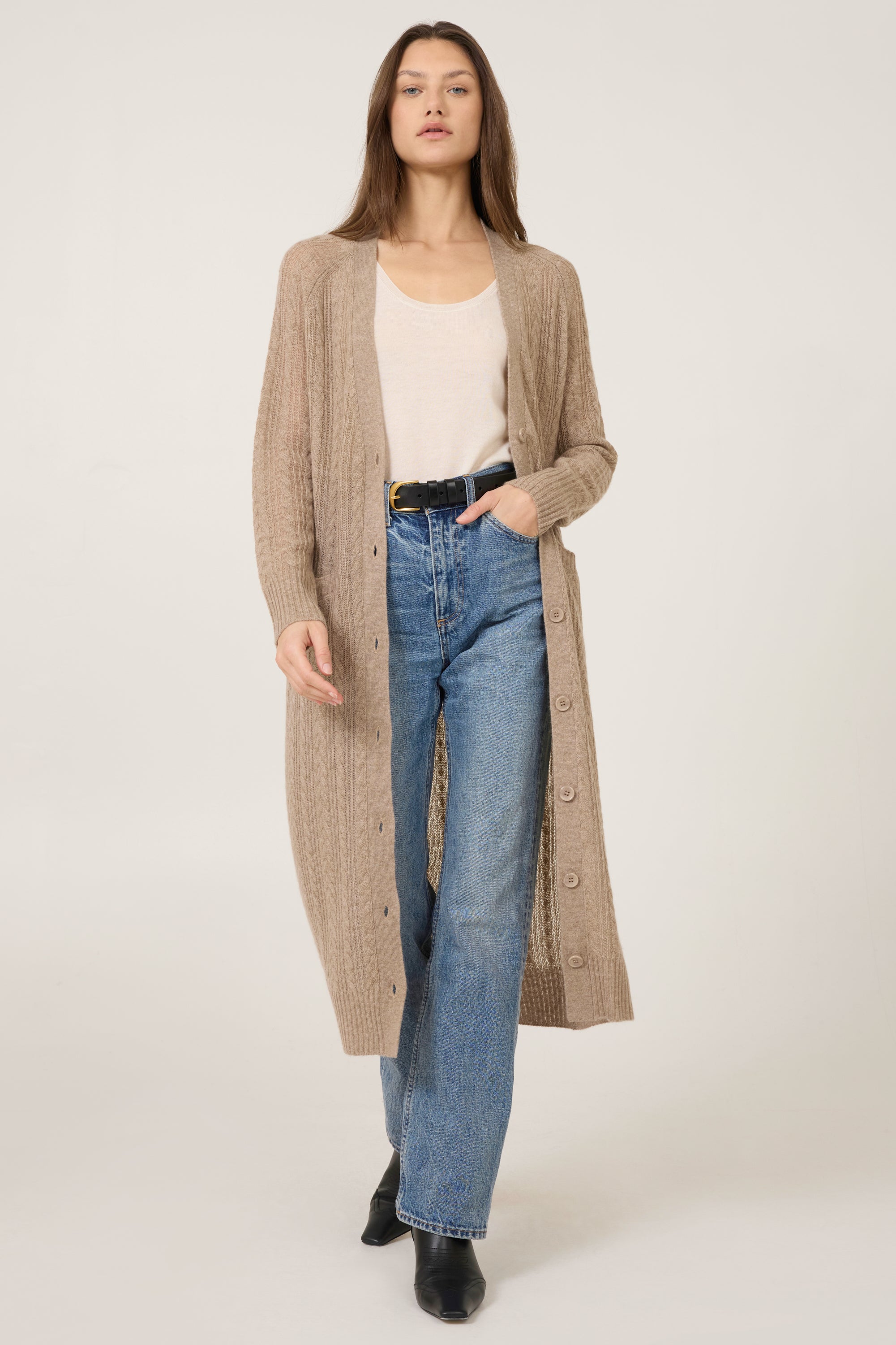 Morgan Tissue Cashmere Cardigan