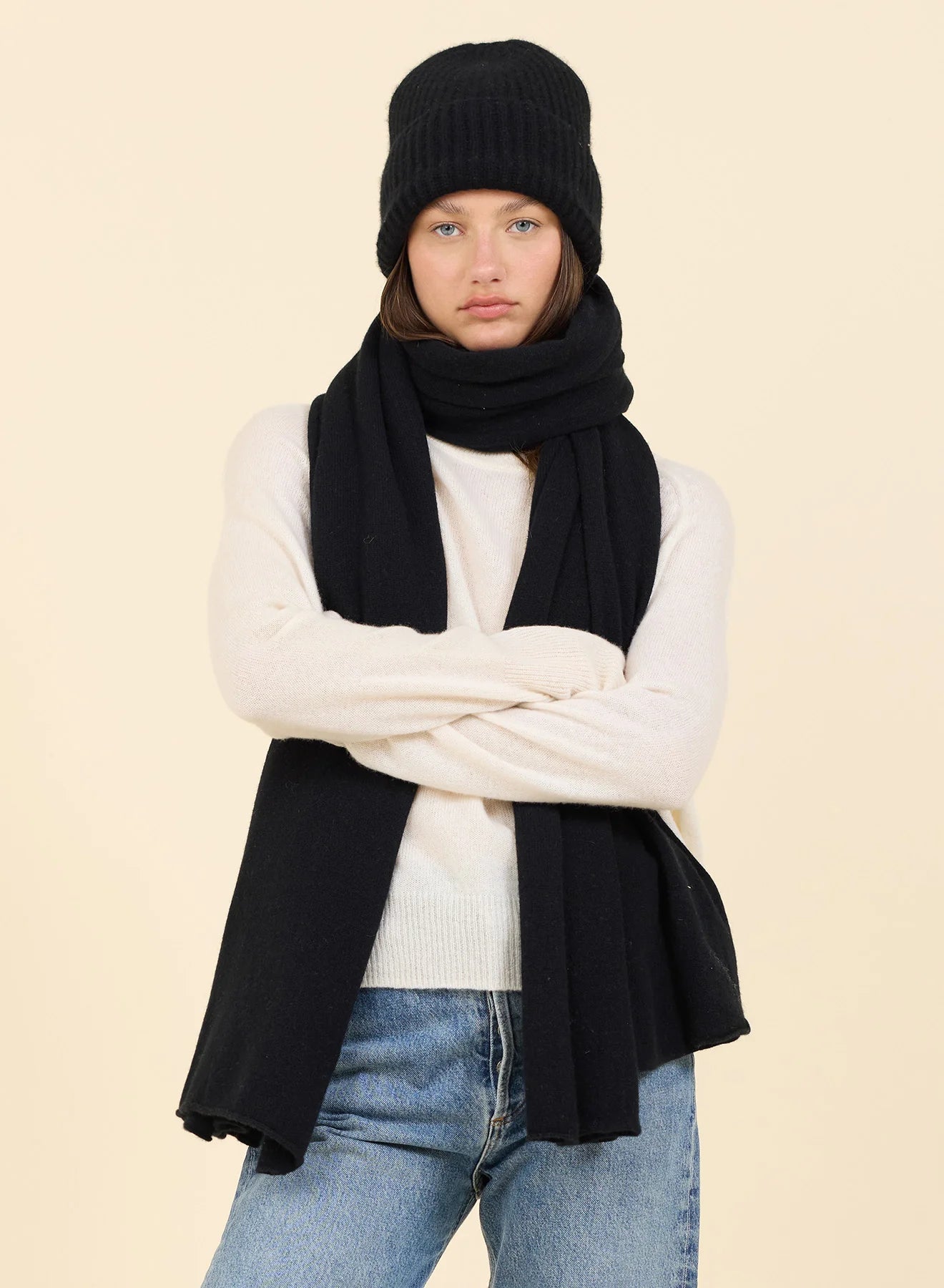 Sloane Cashmere Travel Scarf