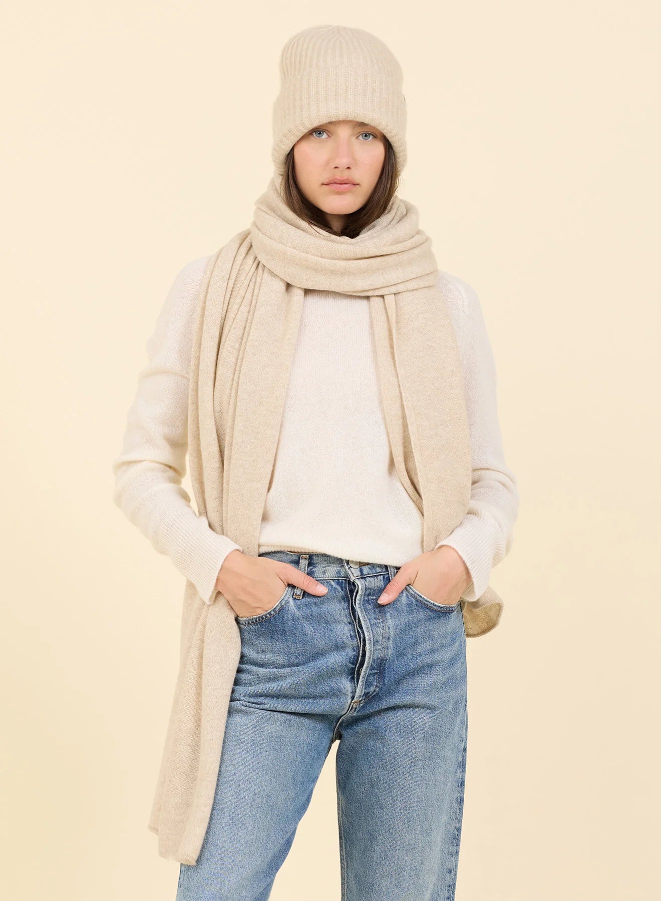 Sloane Cashmere Travel Scarf