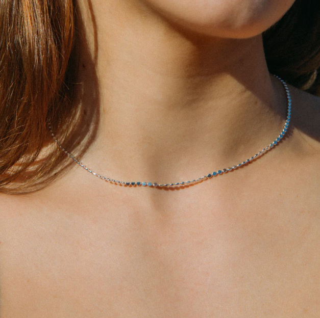 Anatole Silver Choker