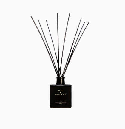 Basil & Mandarín Black 3.4 fl oz/100 ml.  Premium Reed Diffuser