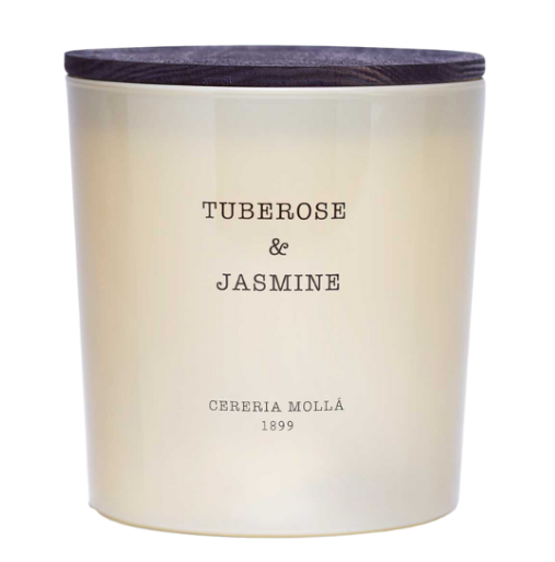 Tuberose and Jasmine Ivory 8oz premium candle