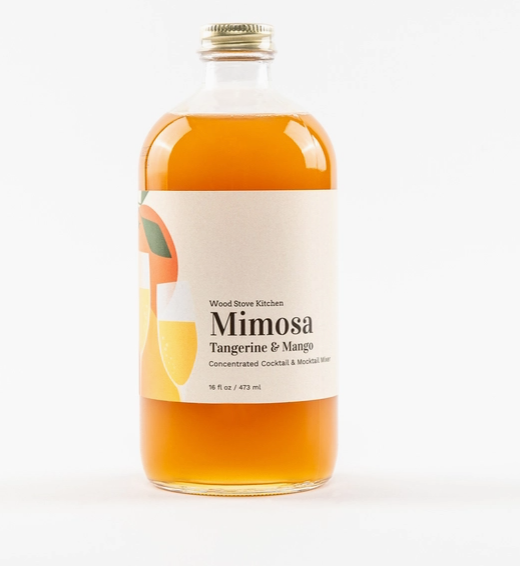 Mimosa Mixer w/ Tangerine & Mango For Cocktails and Mocktails, 16 Fl oz