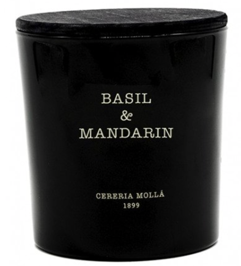 Basil & Mandarin Black 21oz/3 Wick XL Candle