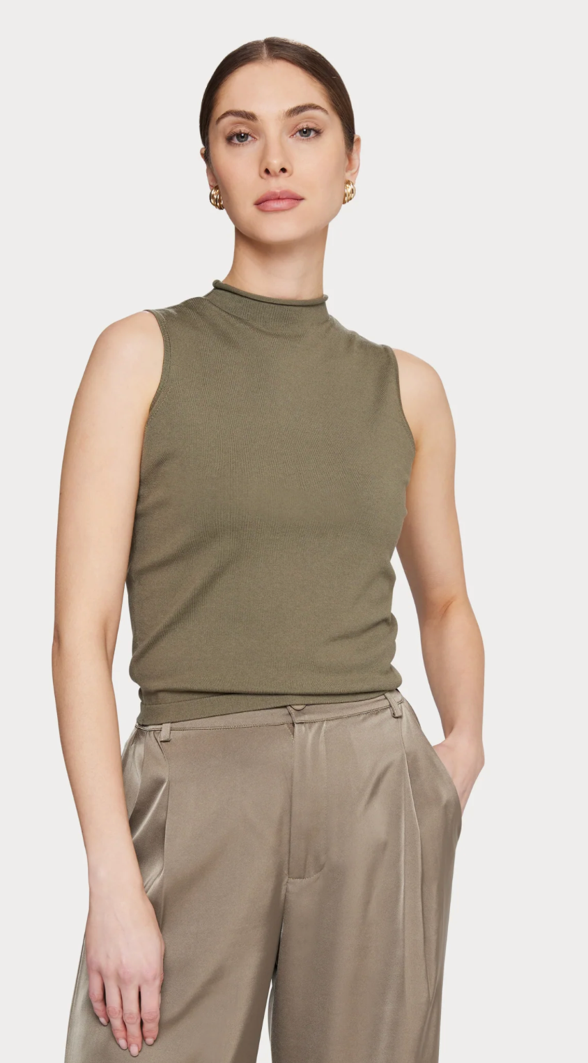 Mock Neck Tank