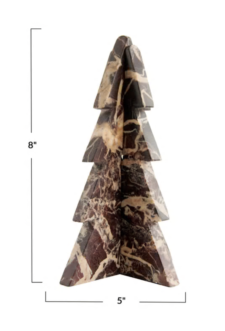 Interlocking Red Marble Tree